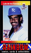 1989 Donruss #562 Luis de los Santos Rookie Kansas City Royals