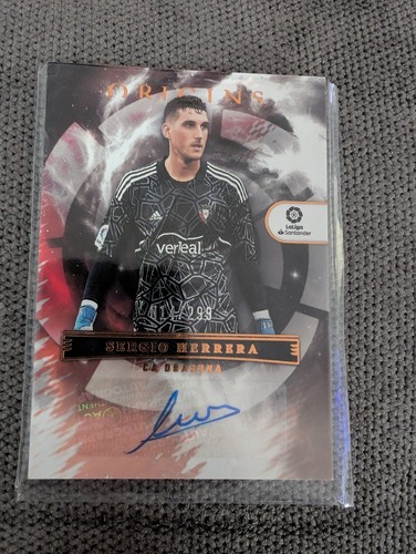 2022-23 Panini Chronicles Origins Autographs La Liga Sergio Herrera 014/299
