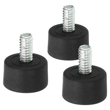 Universal 1/4" x 1" Rubber Tripod Feet, 3 Pack Anti-Slip Tripod Replacement