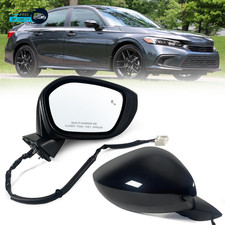 Right Passenger Side Mirror Fits 2022-2025 HONDA CIVIC Sedan/Hatchback