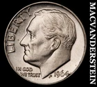 1964-D Silver Roosevelt Dime - Choice Gem Brilliant Unc  Lustrous  #i6400