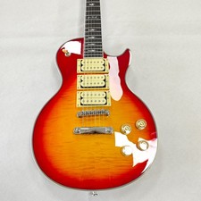 US Ace Frehley Cherry Electric guitar Sunburst Flame Maple Top HHH Pickups 