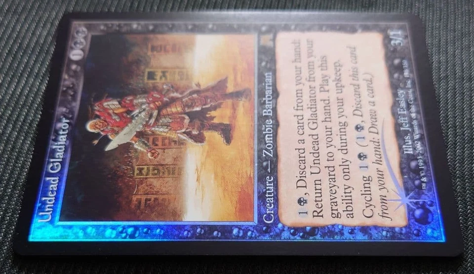 MTG Rare First Edition Undead Gladiator FOIL English NM search - Image 3 of 4