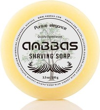 Anbbas Quality Sandalwood Essential Oil Shaving Soap Refill 3.5OZ... 