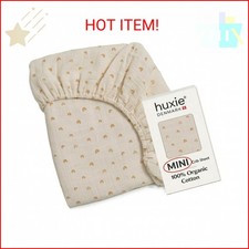 Mini Crib Sheets - Organic Cotton Muslin Fitted Crib Sheet Fitted for Pack and P