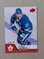 2020-21 Upper Deck AHL - Rich Clune #109 Exclusives /100