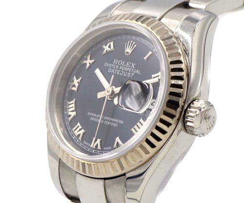 2005 Rolex Datejust 179174, 26mm, Blue Dial, 18K & Steel Watch - Picture 2 of 6