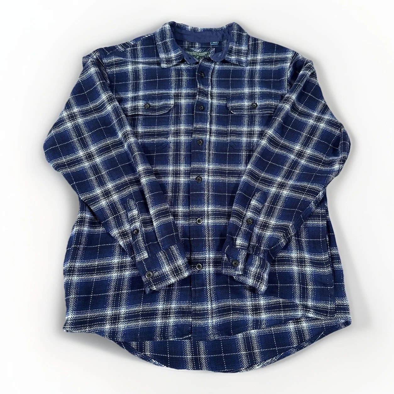 Woolrich Shirt Mens Medium Blue Plaid Flannel Shacket Button Front Lined Outdoor
Opens in a new wind