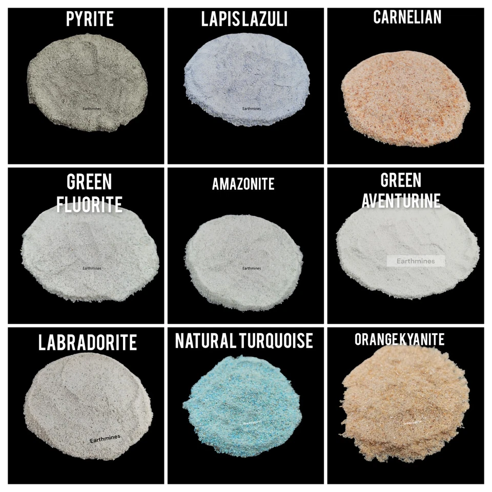 Natural Coarse Crushed Gemstone Powder For Jewelry Art Making For Fine Dust Sand - Image 4 of 4