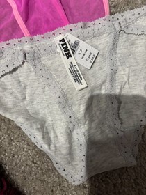 Lot of 5 Victoria Secret lace burgundy. pink Lingerie set bra and panty NWT Sz S