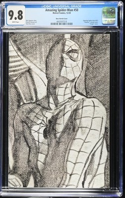 Amazing Spider-Man #50 Alex Ross Timeless Sketch Variant CGC 9.8