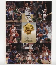1994 Ultra Promo Sheet Dee Brown Latrell Sprewell Patrick Ewing Toni Kukoc 8d2