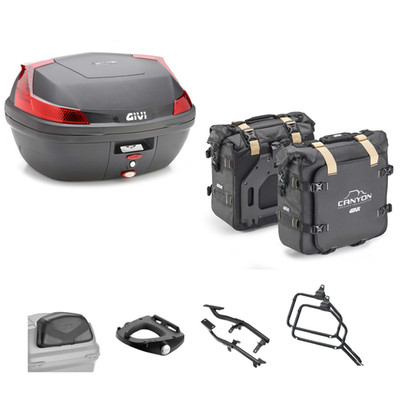 GIVI B47NML Box & GRT720B Pannier Kit for Yamaha Tenere 700 World Raid 2022-2025