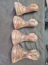 Antiker Vintage Gusseisen Krallenfuß und Kugelfüße für Wanne 4 Stück