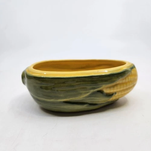 Vintage Shawnee Pottery Corn King Individual Casserole Dish Lid Not Included USA
