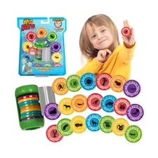 Wild Kratts Chris Creature Power Disc Holder Set w 20 Discs -Figure... Fast Ship