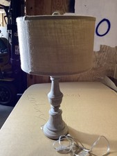Wood Distressed Table Lamp Designer With Shade 26  Beautiful