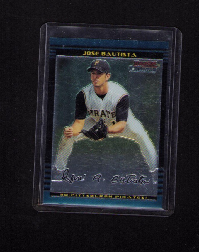 2002 BOWMAN CHROME JOSE BAUTISTA ROOKIE #348