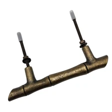 Bamboo Design Bronze Finish 6 Inch Cabinet Door Drawer Pull Handle NEW