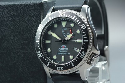 [Exc+5] ORIENT Air Diver's 40N5-UAA0 Automatic Black Dial Men's JAPAN Made Watch