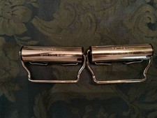 Ford Lincoln Continental 1964 Pair Retractors Mod 100 B-w Oem Vintage Chrome Old