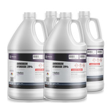 Ammonium Hydroxide 29% ACS Grade - 4 Gallons x 36 Cases
