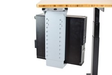 CPU1 Adjustable Under Desk Computer Mount, 360  Swivel Steel CPU Holder PC Ho...