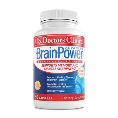 Clinical BrainPower Advanced Memory Supplement 60 Count Brain Function Support
