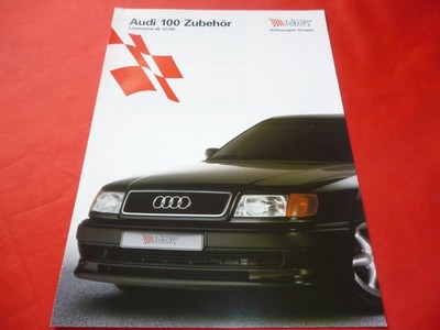 AUDI 100 C4 Limousine Votex Zubehör Prospekt Brochure Depliant Folleto von 1991