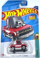 2022-Toon'd '83 Chevy Silverado-Tooned 4/5 [red] 104/250-Ships Bubble Wrapped
