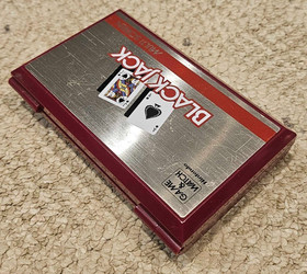 NINTENDO BLACKJACK Game and Watch vintage electronic handheld LCD game 1985