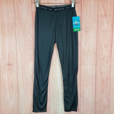 Hot Chillys Performance Base Layer Peachskins Bottom Youth L Black Relaxed Fit