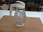 Vintage Anchor Hocking Early American Prescut Star of David Syrup Dispenser