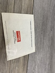 Nintendo Nes Vintage Code Name Viper Instruction Manual Only  Capcom