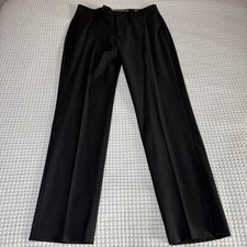 Calvin Klein X Slim Fit Wool Blend Stretch Dress Pants Black Men  s Size 30x30