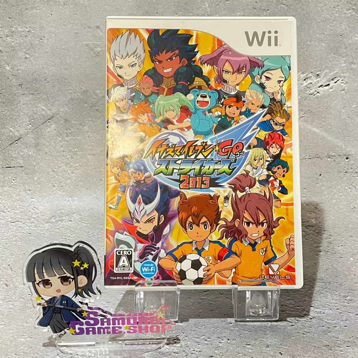 Wii Inazuma Eleven Go Strikers 2013 Nintendo Japanese Edition Working  tested OK