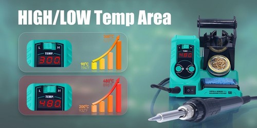 Ic Rework Tool Heating Soldering Iron Kit Welding Rework Station Phone IC Repair Tool ...