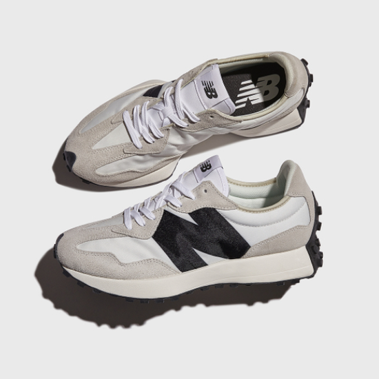 New Balance 327 Series Shoes 'White/Grey' MS327FE