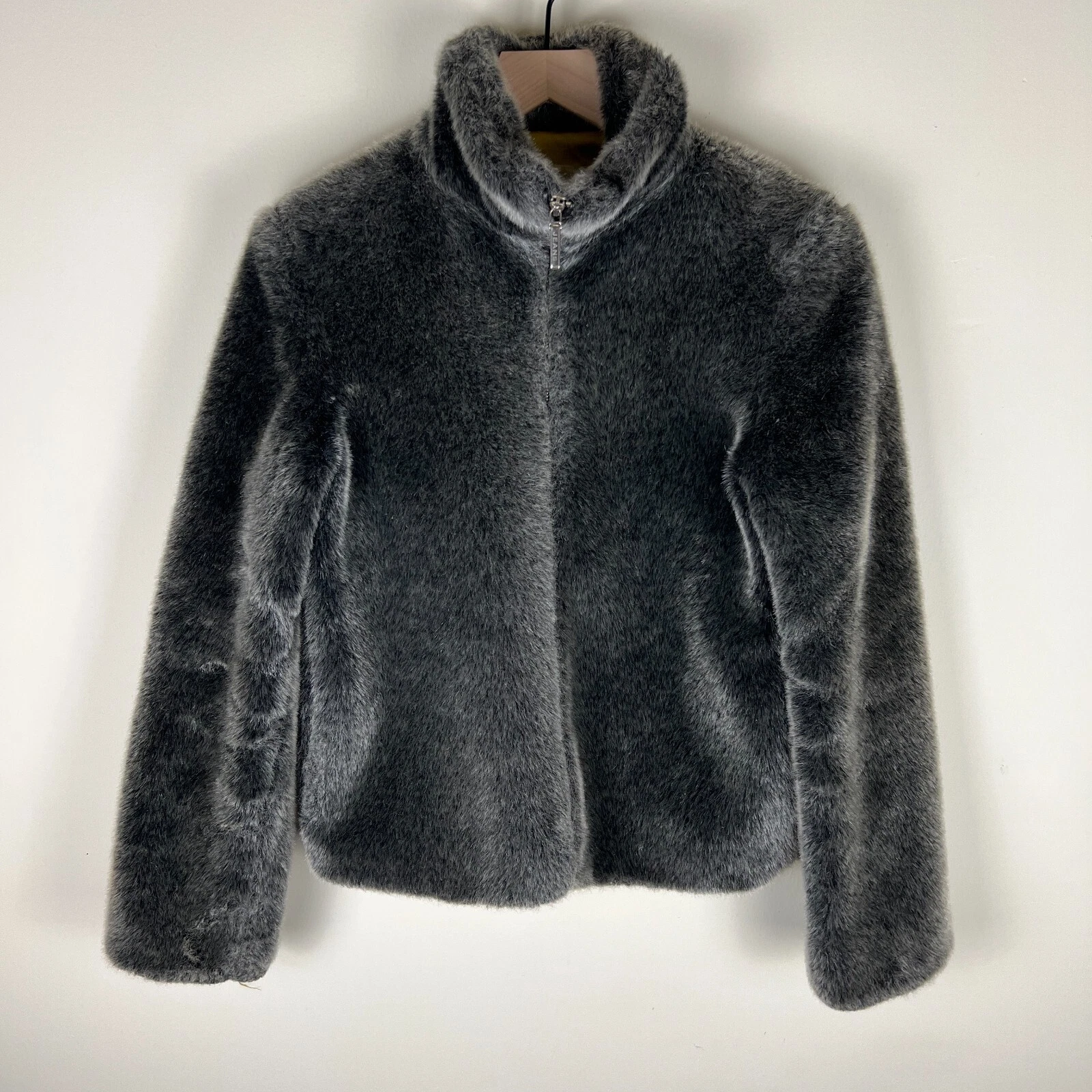 Giacca pelliccia sintetica Moschino Jeans Made In Italy taglia 42