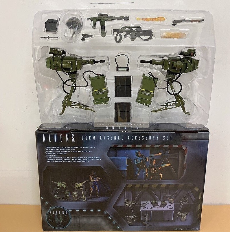 NECA Aliens USCM Arsenal Weapons Action figure Accessory NECA Aliens USCM Arsenal Weapons Action figure Accessory