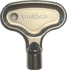 Southco E3-7-1 Nickel Plated Key, For Vise Action Compression Latches