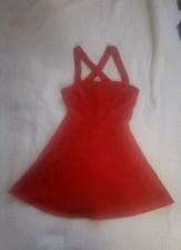Forever 21 Red Jumper Dress Size Small 