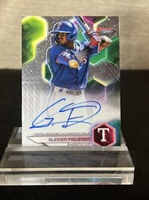 Gleider Figuereo Rookie On-Card AUTO 2023 Bowman's Best Texas Rangers  RC