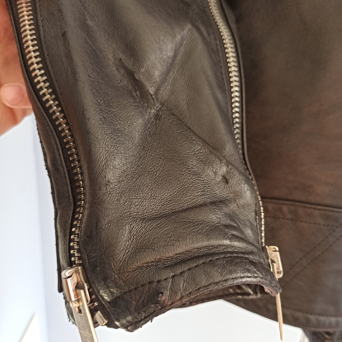 Burberry Prorsum iconic rare black leather motorcycle biker Burberry Prorsum iconic rare black leather motorcycle biker