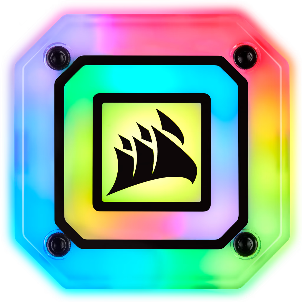 Corsair iCUE H100i H115i H150i Elite Capellix Block Cover Corsair iCUE H100i H115i H150i Elite Capellix Block Cover