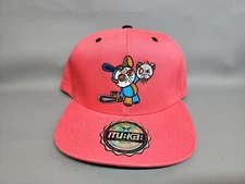 NWT MUKA Wild Mad Rabbit Holding A Chainsaw Serial KillerPink Cap Snapback