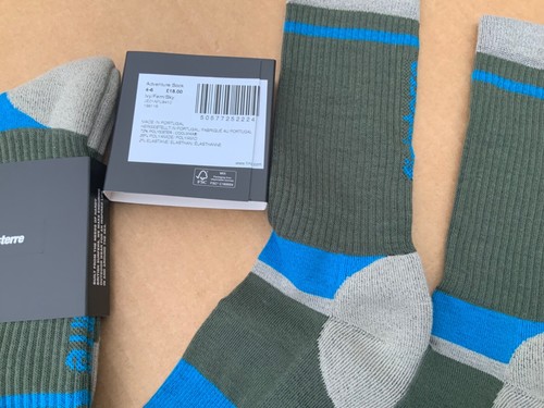2 x Finisterre Adventure Sock Womens Size 4-6 Walking Trekking Warm Socks - Picture 2 of 2
