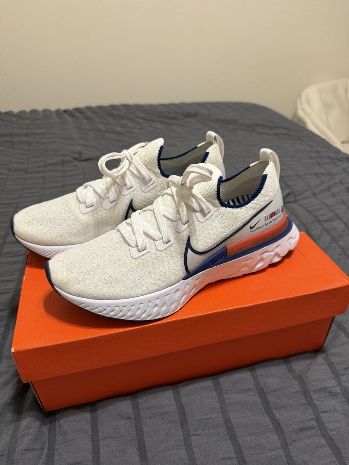 Nike React Infinity Run Flyknit Blue Ribbon Sports Club - Men’s US 8