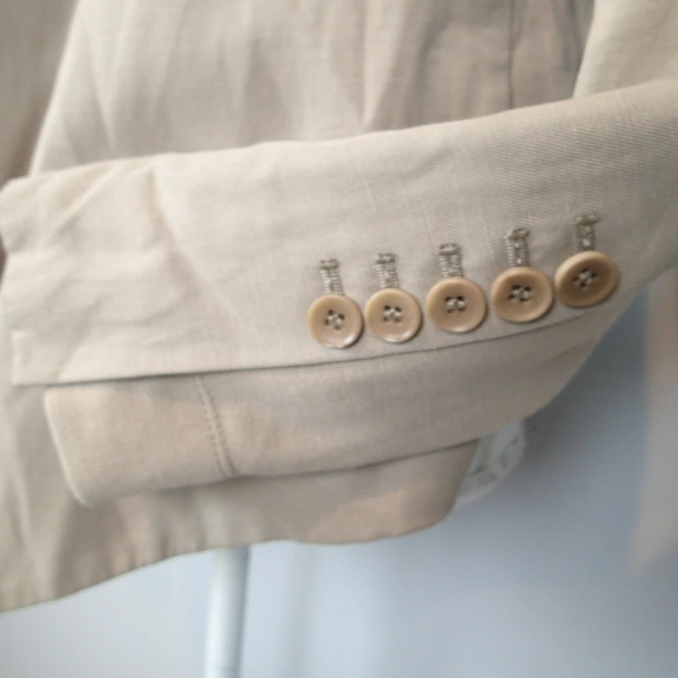 BCBG MAXAZRIA Womens Abree Blazer Pumice Relaxed Jacket Size S  b3 - Image 2 of 4