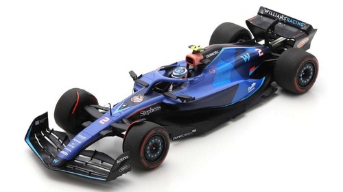 MODELLINO AUTO F1 STATICO SPARK WILLIAMS FW45 SARGEANT BAHRAIN GP 2023 1/18 - Foto 3 di 5